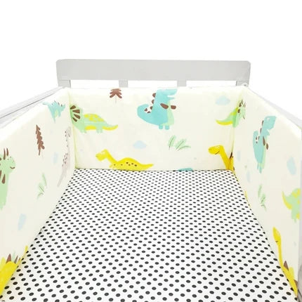 Baby Bed Protector Pillows 200*30 CM Thicken Bumpers Zipper Design One-piece Crib Around Cushion Cot