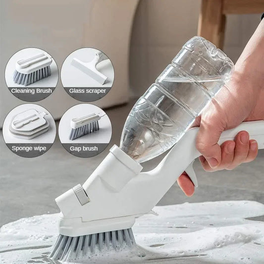 Kitchen Cleaning Brush Spray Cleaning Tools Kit All Purpose Sponge Wipe Window Wiper Glass Cleaner Brush Multifunction